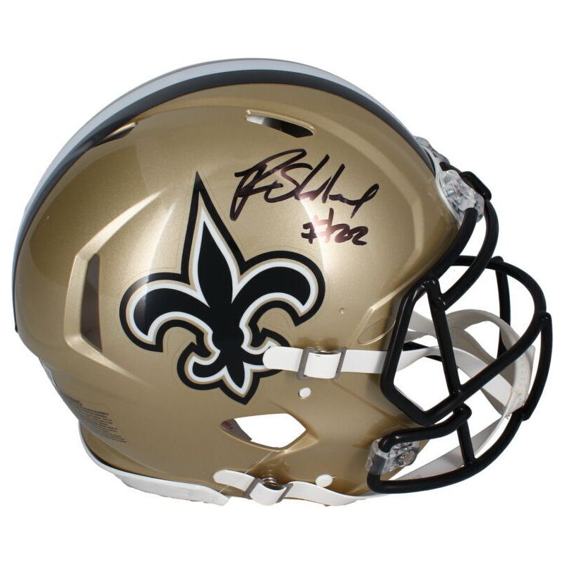 Rashid Shaheed Autographed New Orleans Saints Authentic Speed Helmet Beckett