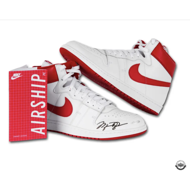 Michael Jordan Autographed Nike Air Ship New Beginnings Shoes UDA