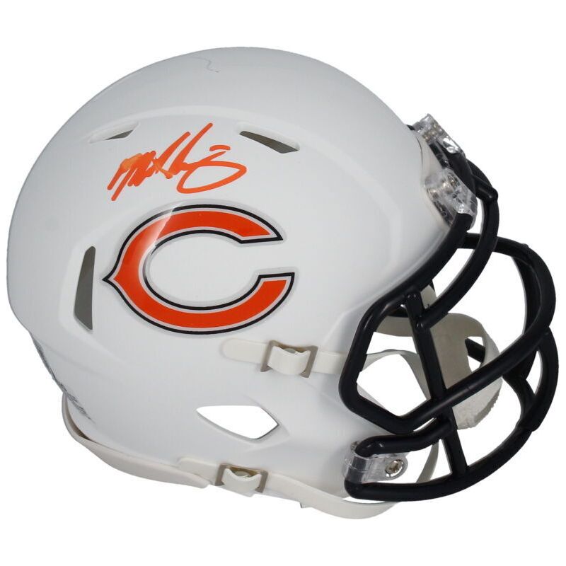 Mike Singletary Autographed Chicago Bears Mini Speed Helmet Beckett