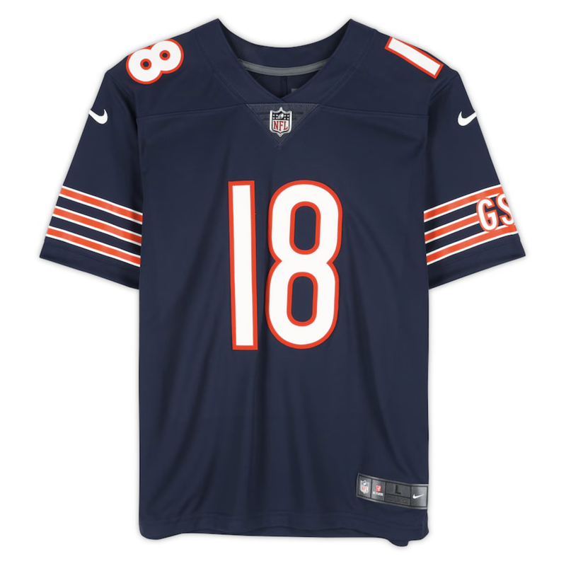 Caleb Williams Autographed Chicago Bears Nike Limited Navy Jersey Fanatics