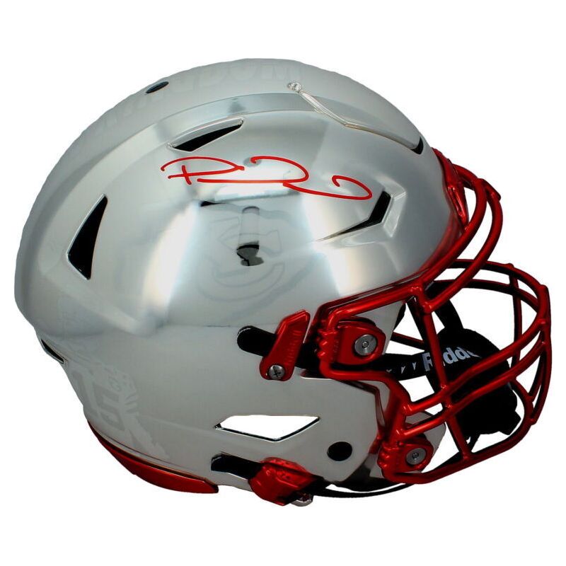 Patrick Mahomes Autographed Kansas City Chiefs Chrome Ghosted Authentic SpeedFlex Helmet Beckett