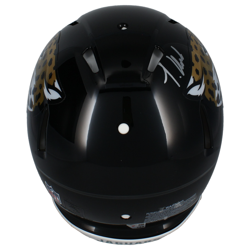 Travis Hunter Autographed "2025 #2 Pick" Jaguars Authentic Speed Helmet Fanatics