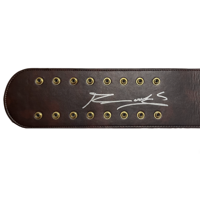 Booker T Autographed WWE Big Gold Championship Replica Title Belt Fanatics