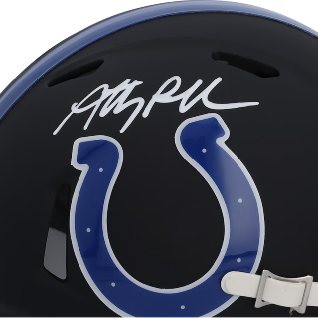 Anthony Richardson Autographed Colts Black Matte Mini Speed Helmet Fanatics