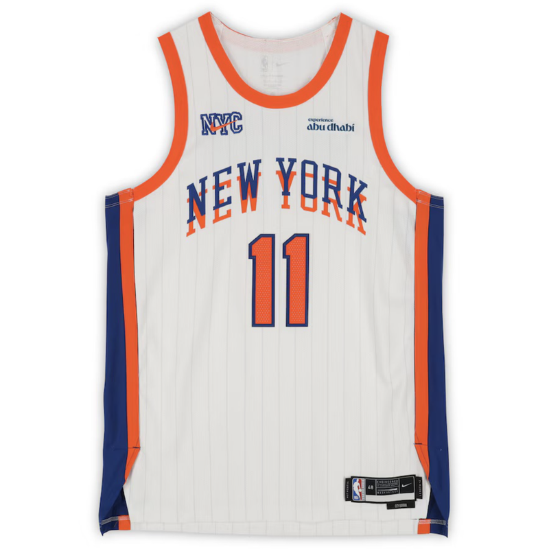 Jalen Brunson Autographed New York Knicks Authentic Nike City Edition Jersey Fanatics