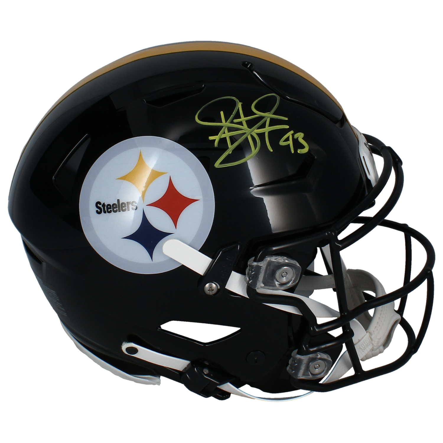 Troy Polamalu Autographed Pittsburgh Steelers Speedflex Authentic Helmet Beckett