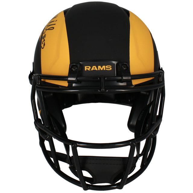 Kyren Williams / Puka Nacua Autographed Rams Eclipse Authentic Helmet Fanatics