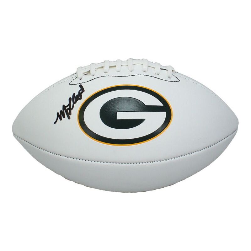 MarShawn Lloyd Autographed Green Bay Packers White Panel Football Beckett