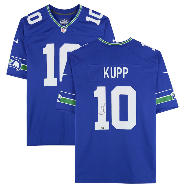 Cooper Kupp Autographed Seattle Seahawks Throwback Nike Game Jersey Fanatics