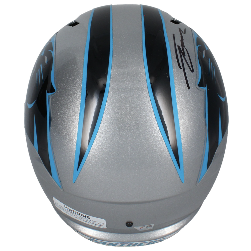 Tetairoa McMillan Autographed Carolina Panthers Speed Full Size Helmet Fanatics