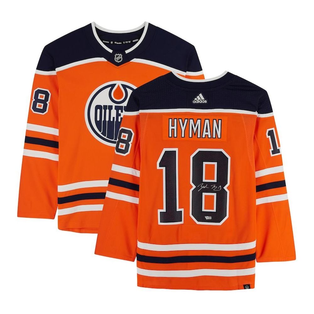 Zach Hyman Autographed Edmonton Oilers Authentic Jersey Fanatics
