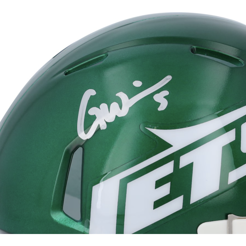 Garrett Wilson Autographed New York Jets 2024 Mini Speed Helmet Fanatics