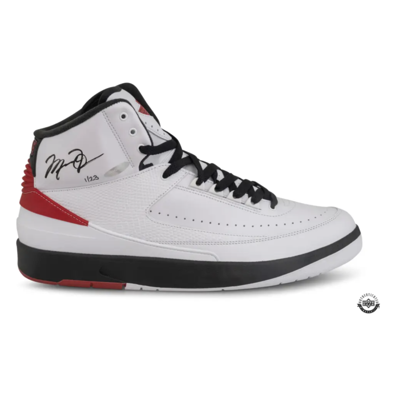 Michael Jordan Autographed Chicago Bulls Nike 2 Retro OG 'Chicago' 2022 Shoes UDA LE 23