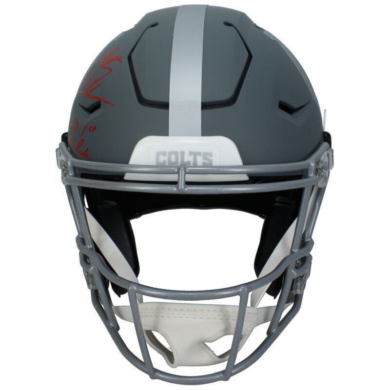 Anthony Richardson Autographed "1st Rd. Pick" Speed Flex Helmet Fanatics LE 5/25