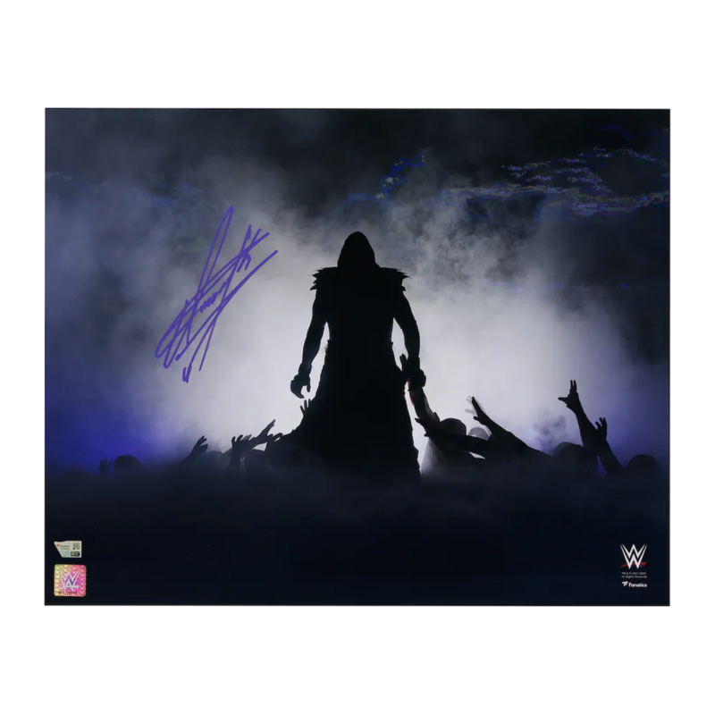 The Undertaker Autographed WWE WrestleMania 29 Entrance 16" x 20" Photo Fanatics