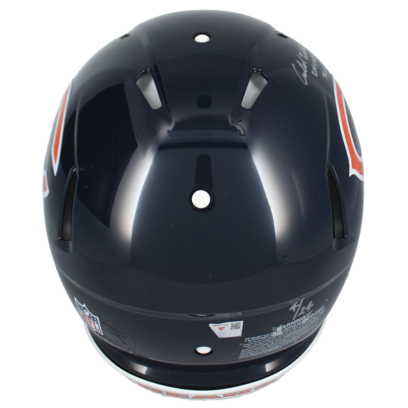 Caleb Williams Autographed "2024 #1 Pick" Chicago Bears Speed Helmet Fanatics LE 4/24