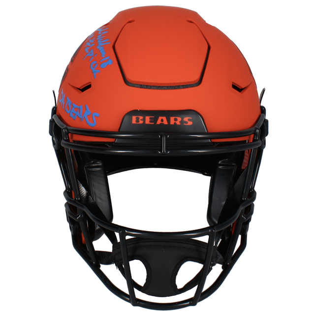 Caleb Williams Autographed "2024 #1 Pick" Chicago Bears 'RAVE' Speedflex Helmet Fanatics