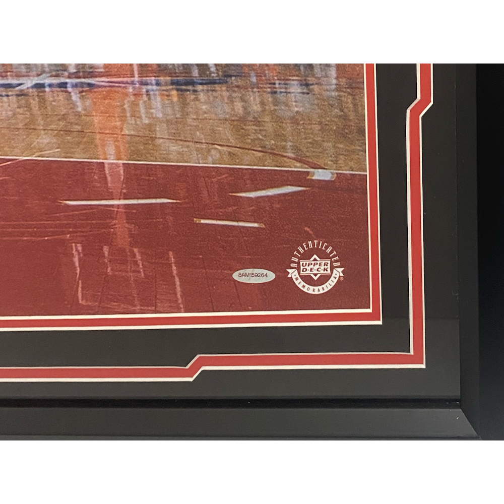 Michael Jordan Autographed "Scoreboard Dunk" 30" x 40" Framed Photograph UDA