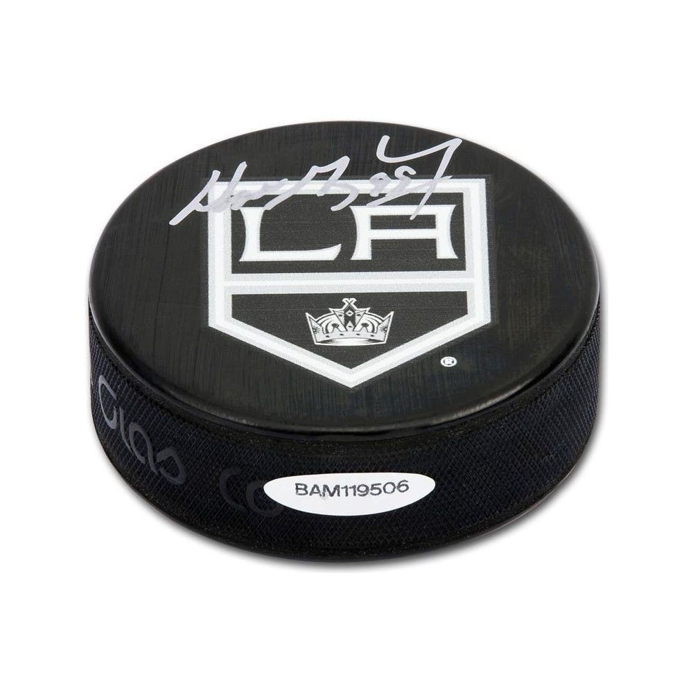 WAYNE GRETZKY Autographed Los Angeles Kings Puck UDA