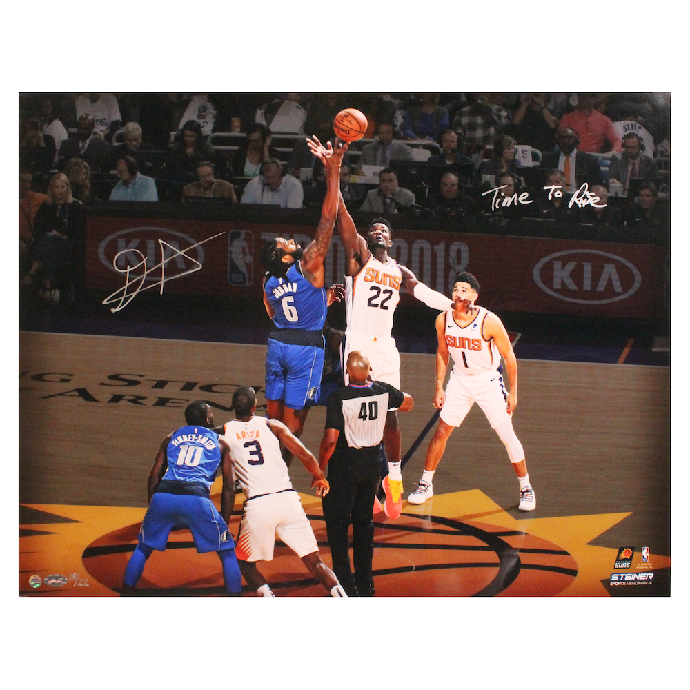 DEANDRE AYTON Autographed Phoenix Suns "Time To Rise" 16"x20" Tip Off Photograph GDL LE 18/22