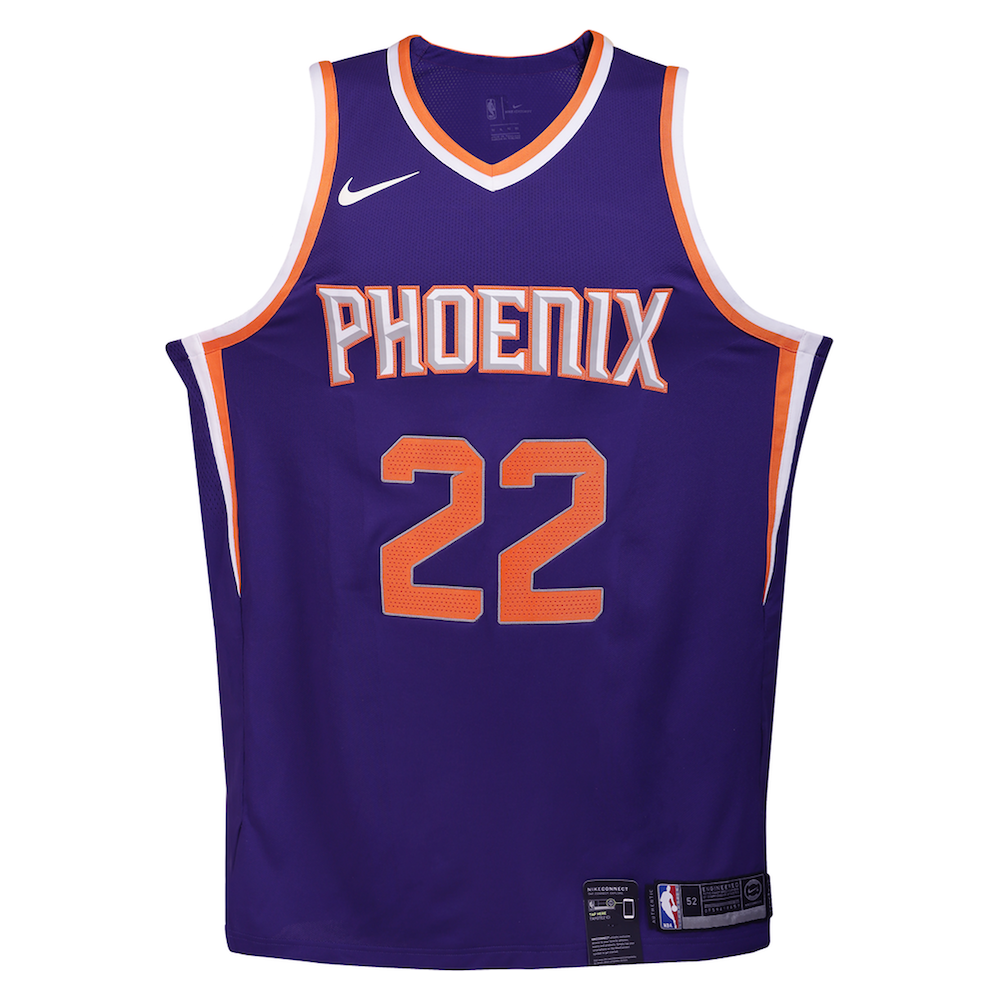 DEANDRE AYTON Autographed Phoenix Suns "2018 NBA #1 Pick" Authentic Jersey STEINER LE 1/22