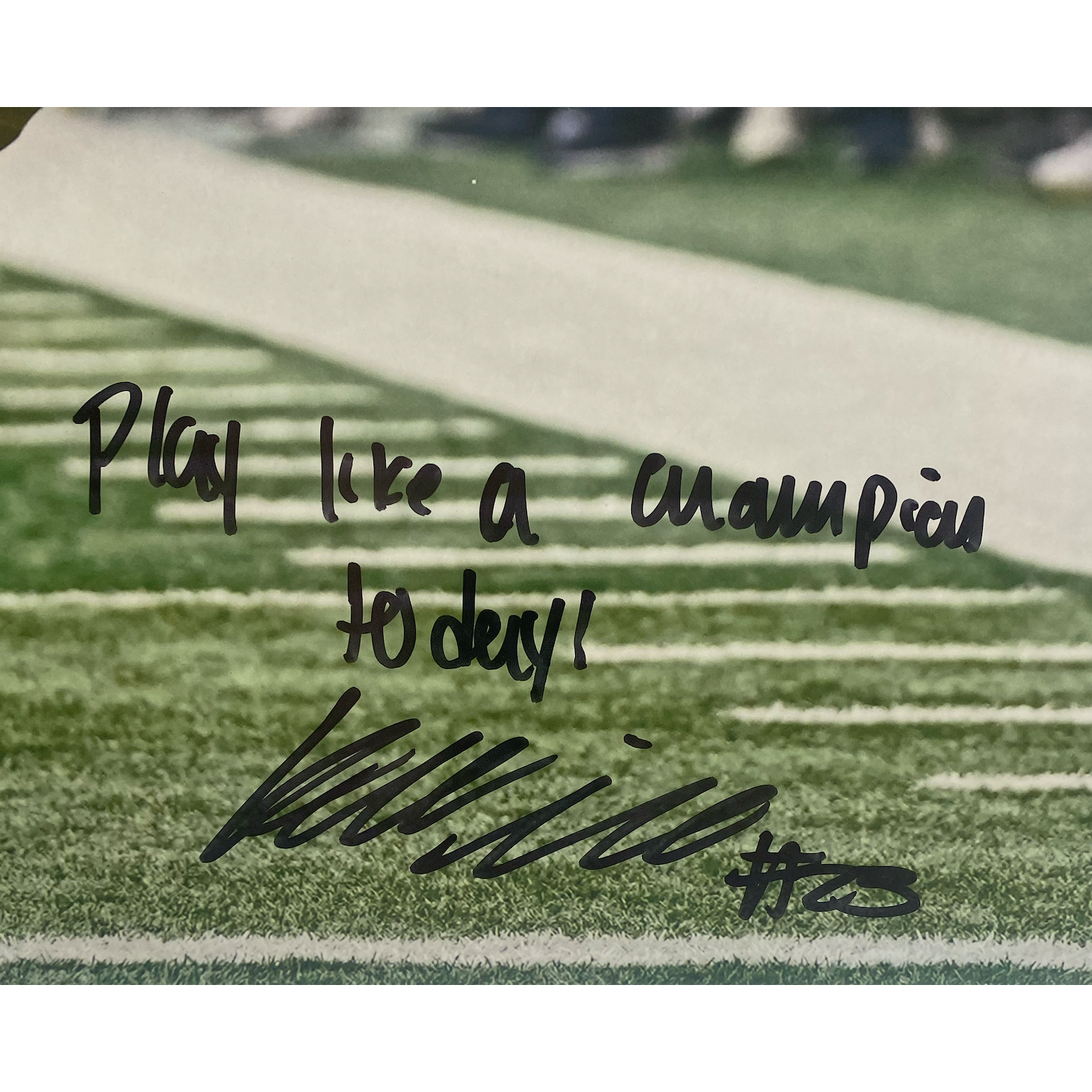 Kyren Williams Autographed / Inscribed 16" x 20" Photo Beckett / GDL LE 1/23