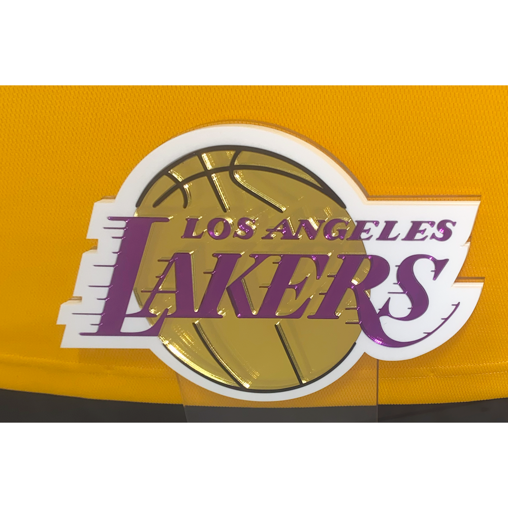 Shaquille O'Neal Autographed Los Angeles Lakers M&N 34" x 42" Framed Jersey Fanatics