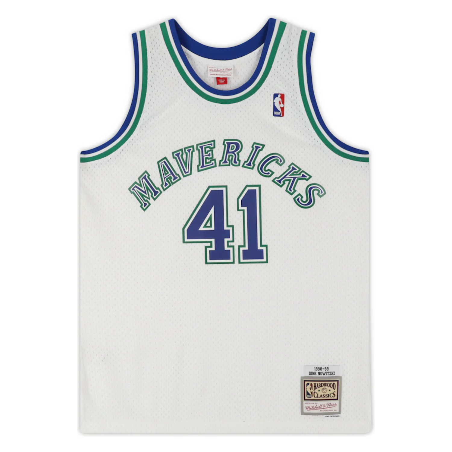 Dirk Nowitzki Autographed "HOF 23" Dallas Mavericks 1998 White Nike Jersey Fanatics