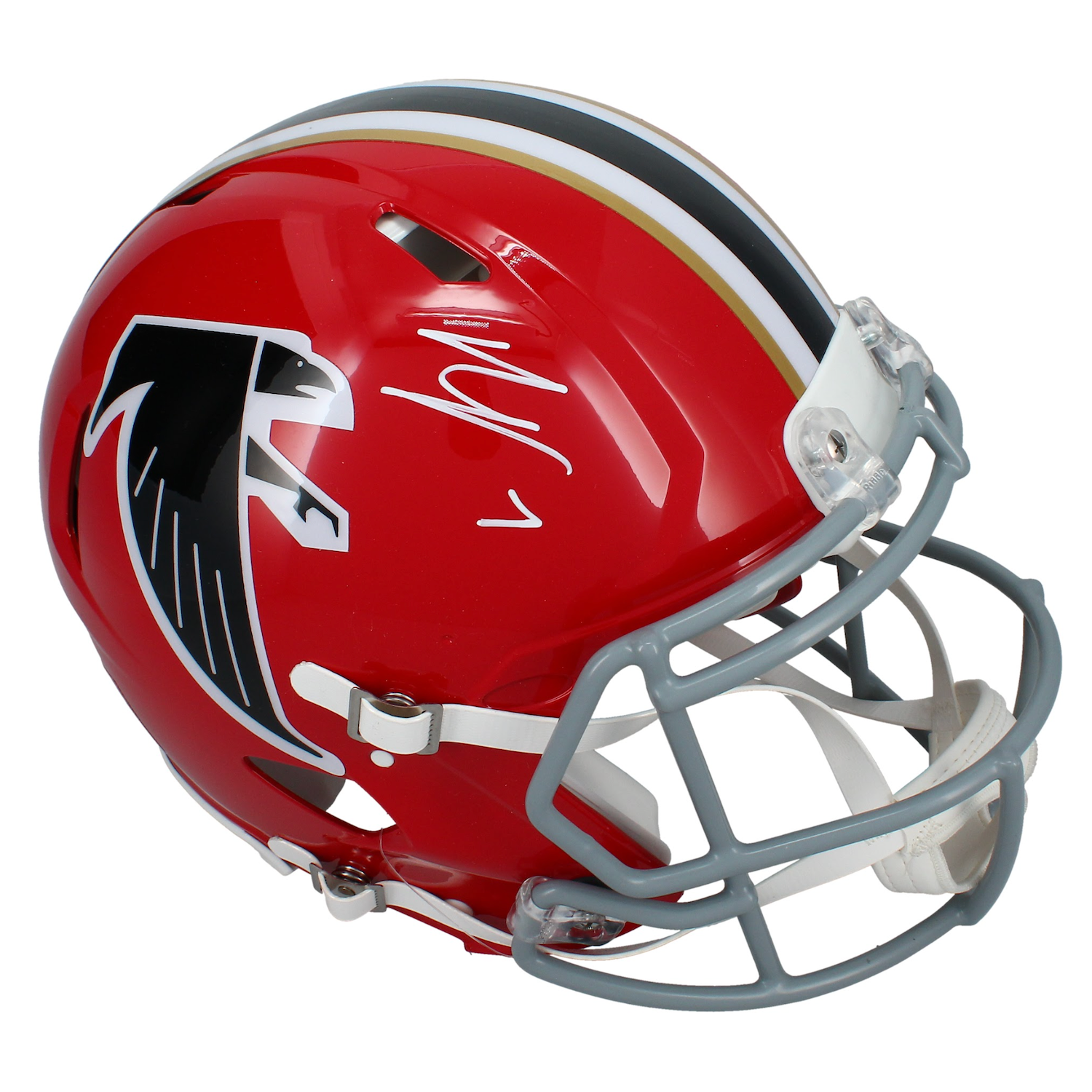 Bijan Robinson Autographed Atlanta Falcons 1966-69 TB Speed Authentic Helmet Beckett