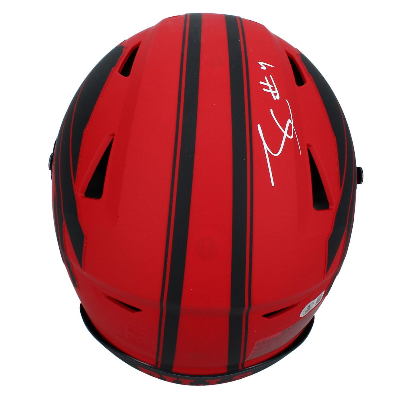 James Cook Autographed Buffalo Bills RAVE Speedflex Authentic Helmet Beckett