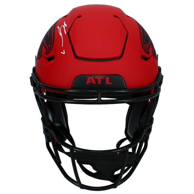 Bijan Robinson Autographed Atlanta Falcons RAVE Speedflex Authentic Helmet Beckett