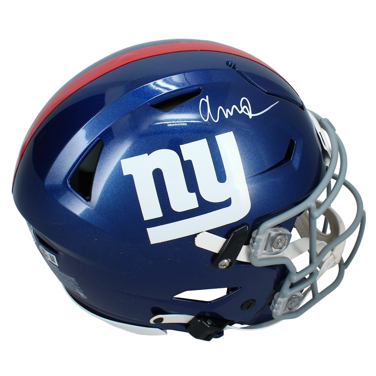 Abdul Carter Autographed New York Giants Speedflex Authentic Helmet Beckett