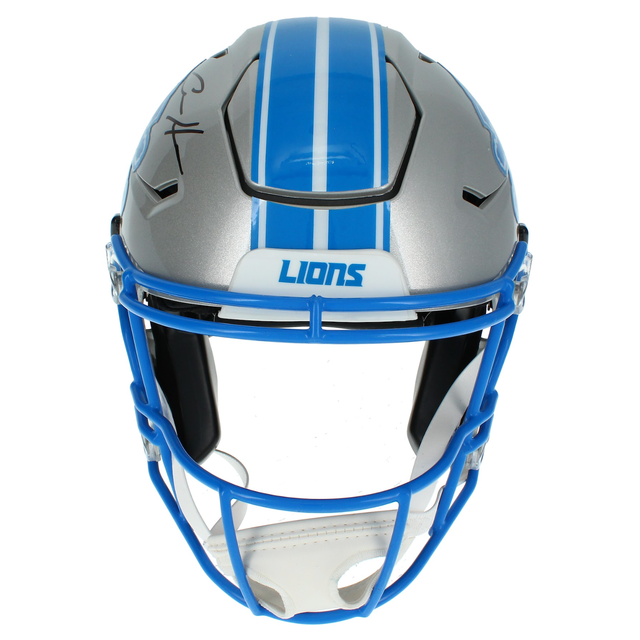 Aidan Hutchinson Autographed Detroit Lions Speedflex Authentic Helmet Beckett
