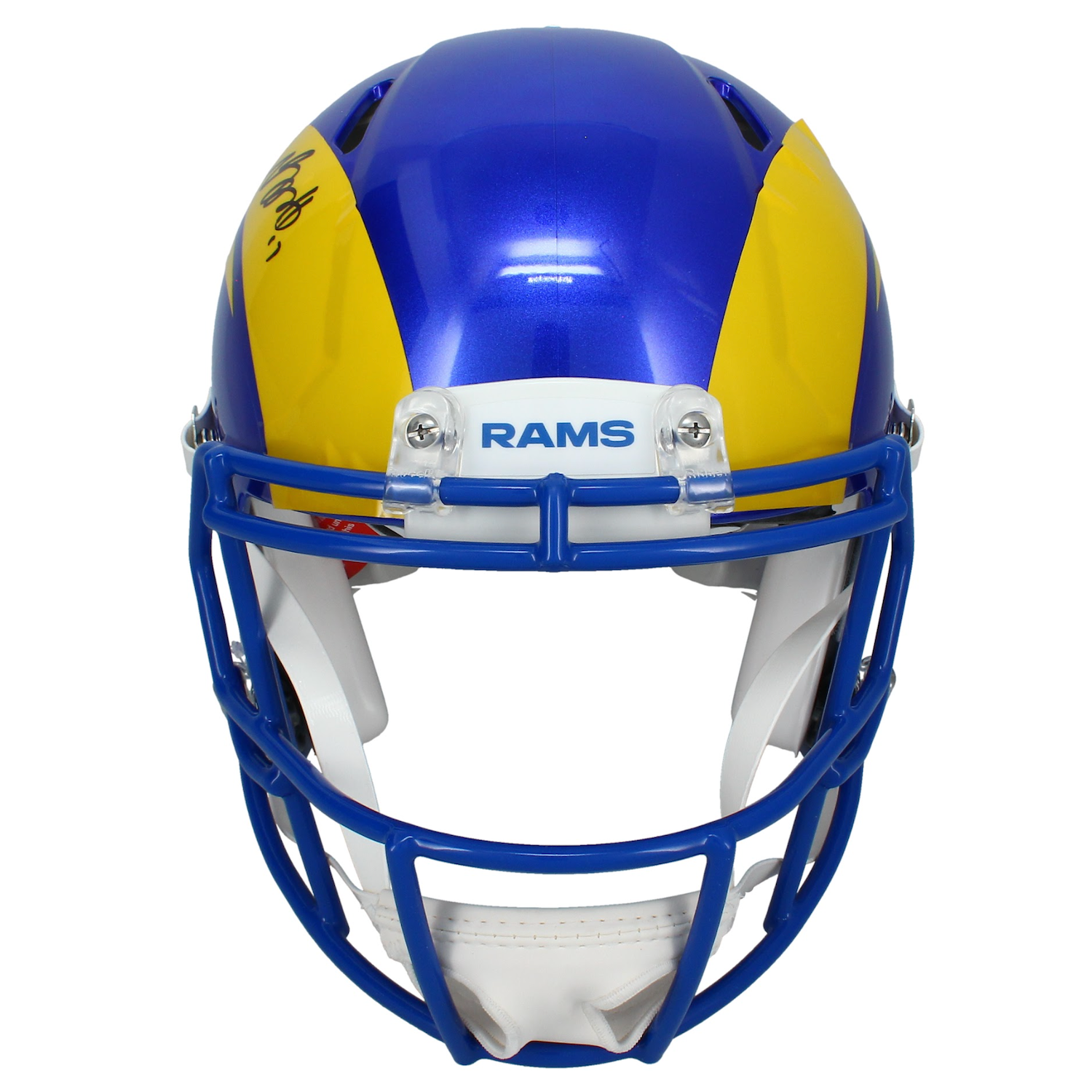 Davante Adams Autographed Los Angeles Rams Authentic Speed Helmet Beckett