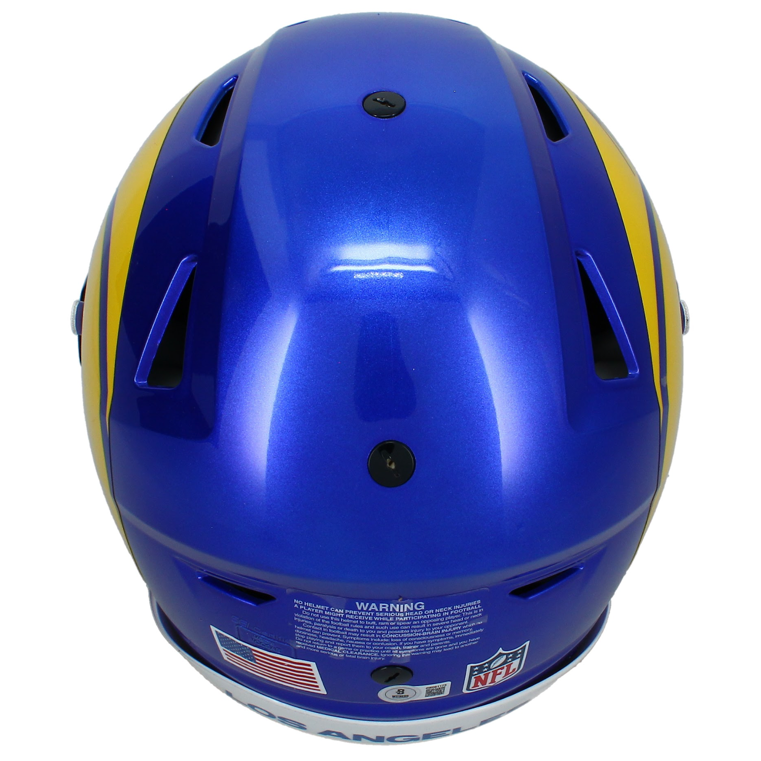 Davante Adams Autographed Los Angeles Rams Speedflex Authentic Helmet Beckett