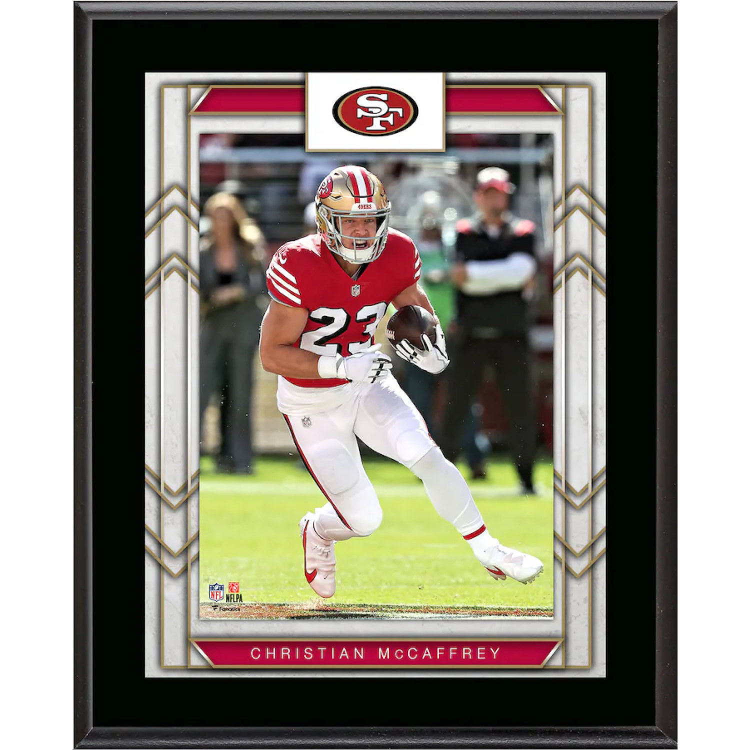 Christian McCaffrey San Francisco 49ers 10.5" x 13" Sublimated Player Plaque