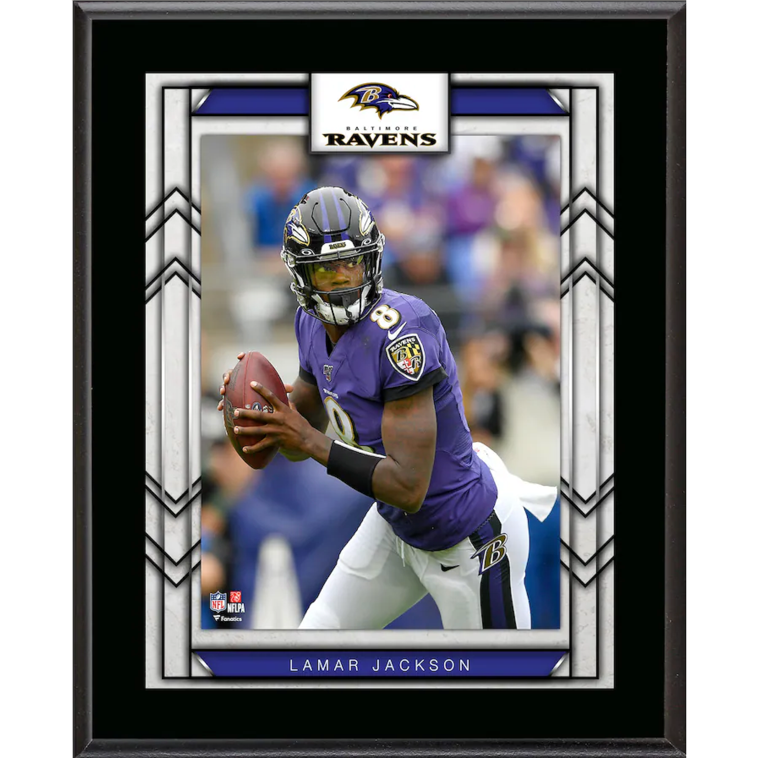 Lamar Jackson Baltimore Ravens 10.5" x 13" Player Sublimated Plaque