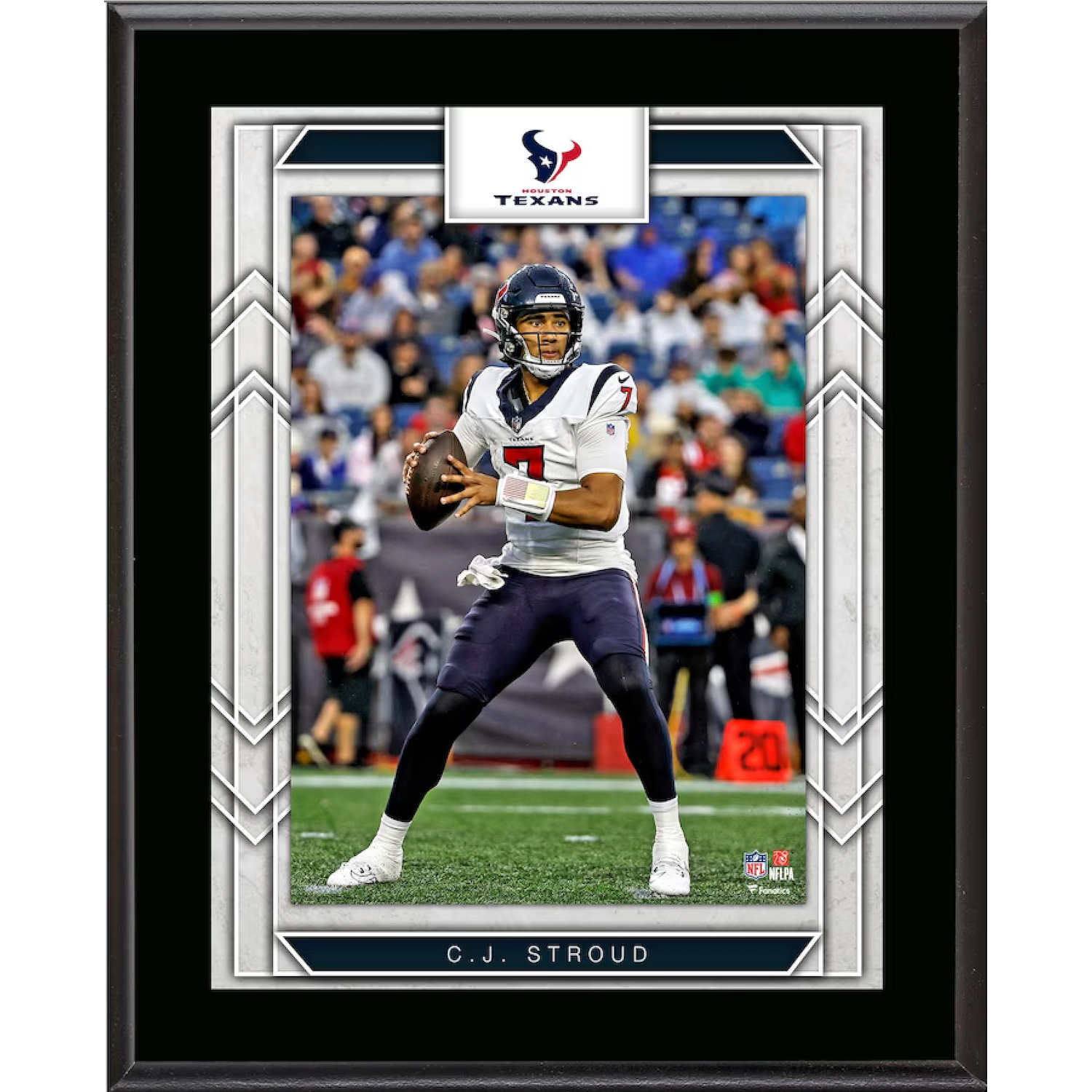 C.J. Stroud Houston Texans 10.5" x 13" Sublimated Player Plaque