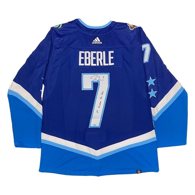 JORDAN EBERLE Autographed Seattle Kraken "1st Kraken All Star" Authentic ASG Jersey FANATICS