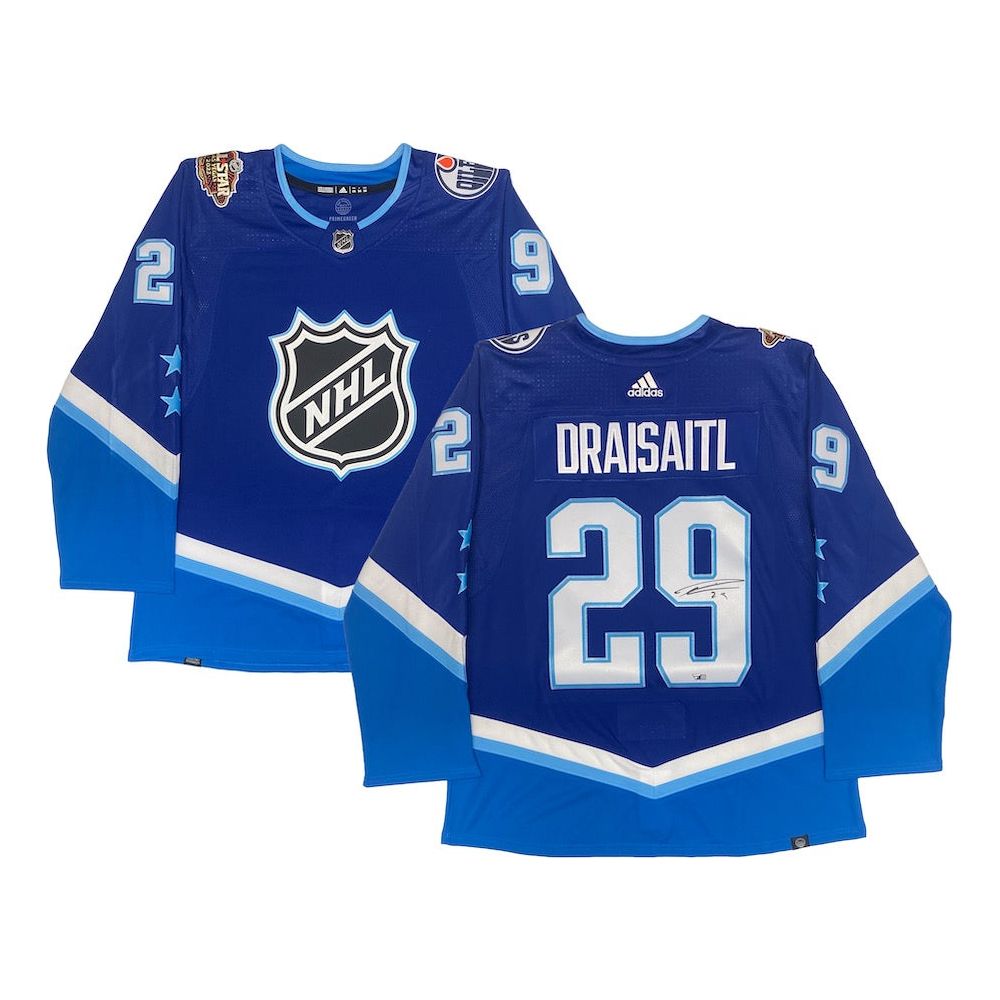LEON DRAISAITL Autographed 2022 Authentic All Star Game Jersey FANATICS