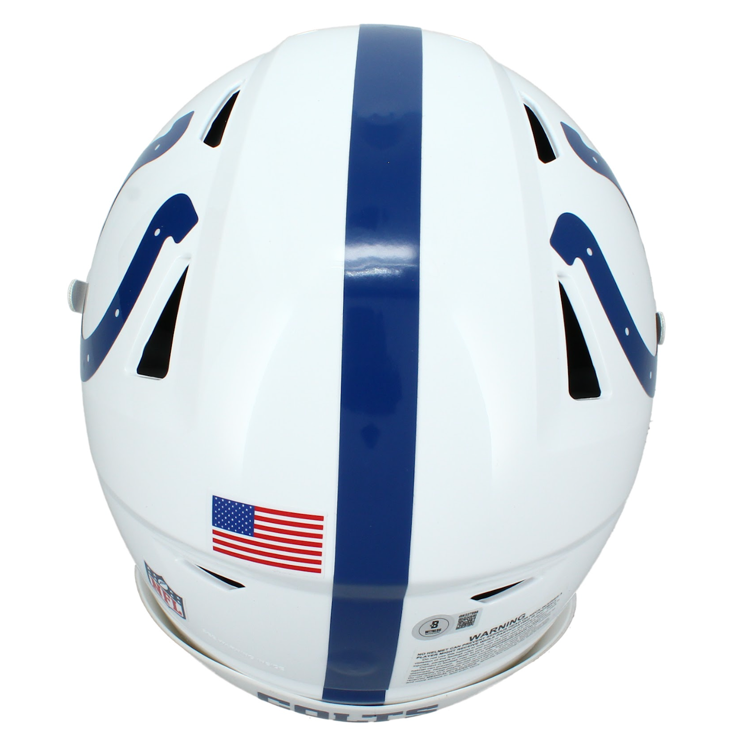 Edgerrin James Autographed / Inscribed Indianapolis Colts Speedflex Helmet Beckett