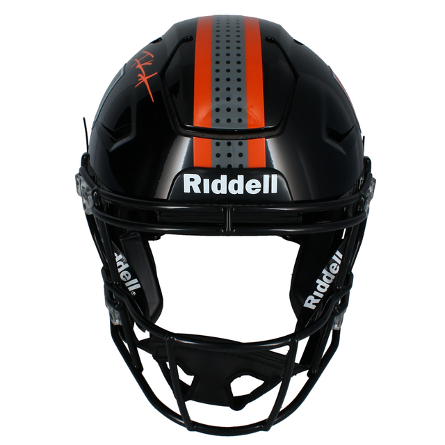 Frank Gore Autographed Hurricanes Miami Nights SpeedFlex Authentic Helmet Beckett