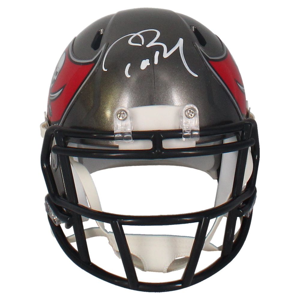 Tom Brady Autographed Tampa Bay Buccaneers Speed Mini Helmet Fanatics