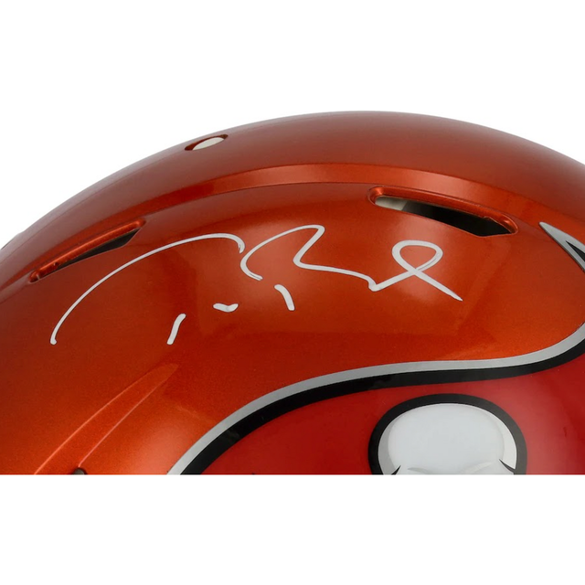 Tom Brady Autographed TB Buccaneers Flash Speed Authentic Helmet Fanatics