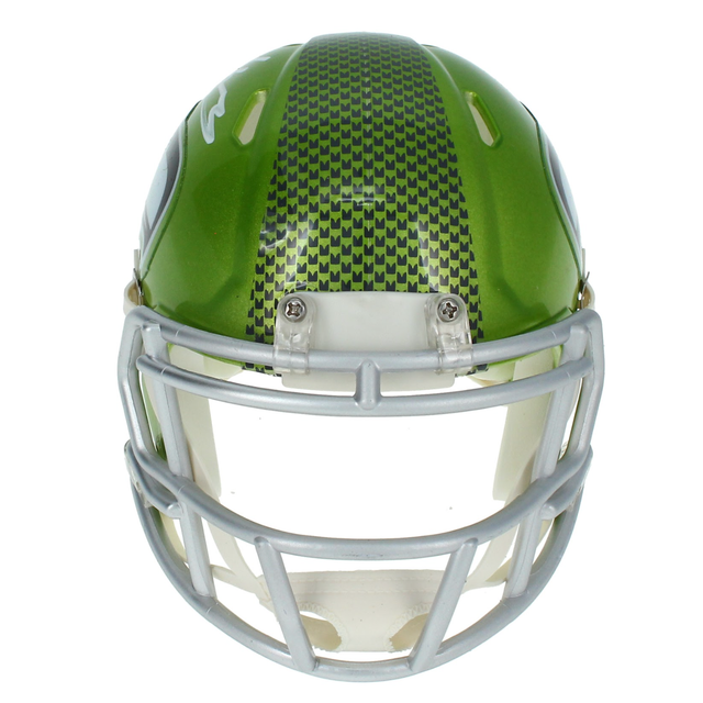 Kenneth Walker Autographed Seattle Seahawks Mini 'Flash' Speed Helmet Beckett