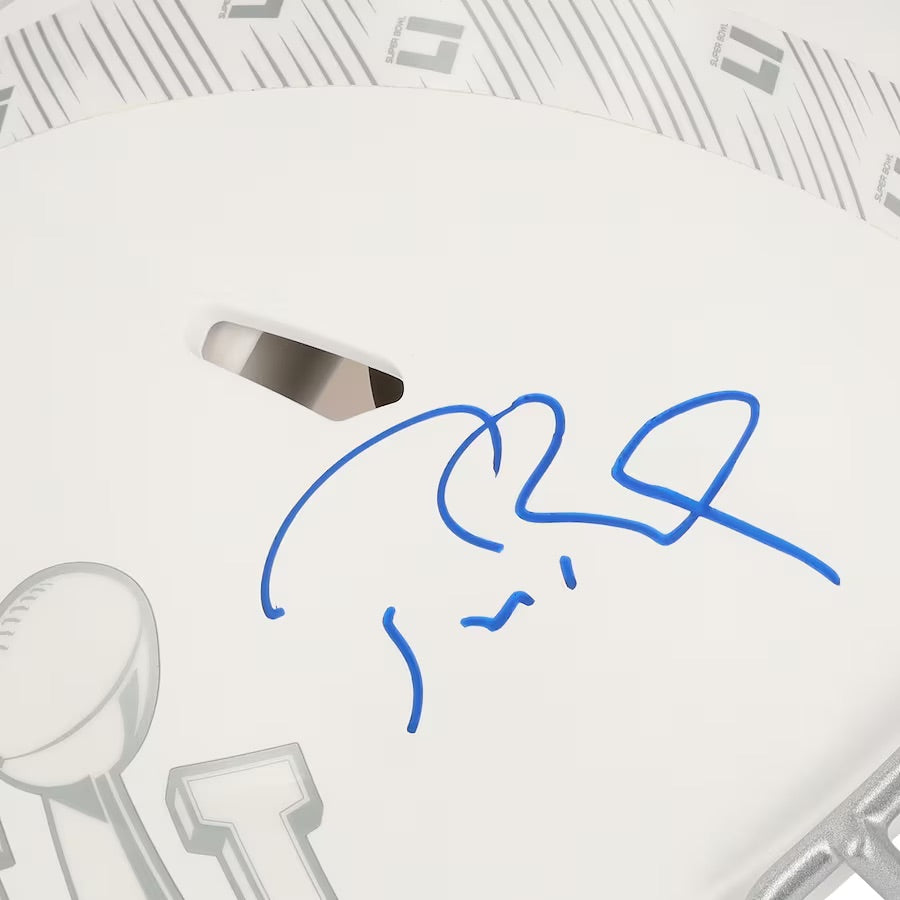Tom Brady Autographed Patriots Super Bowl 51 Logo Authentic Helmet Fanatics