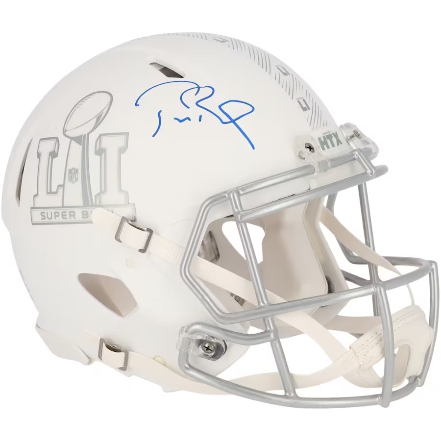 Tom Brady Autographed Patriots Super Bowl 51 Logo Authentic Helmet Fanatics