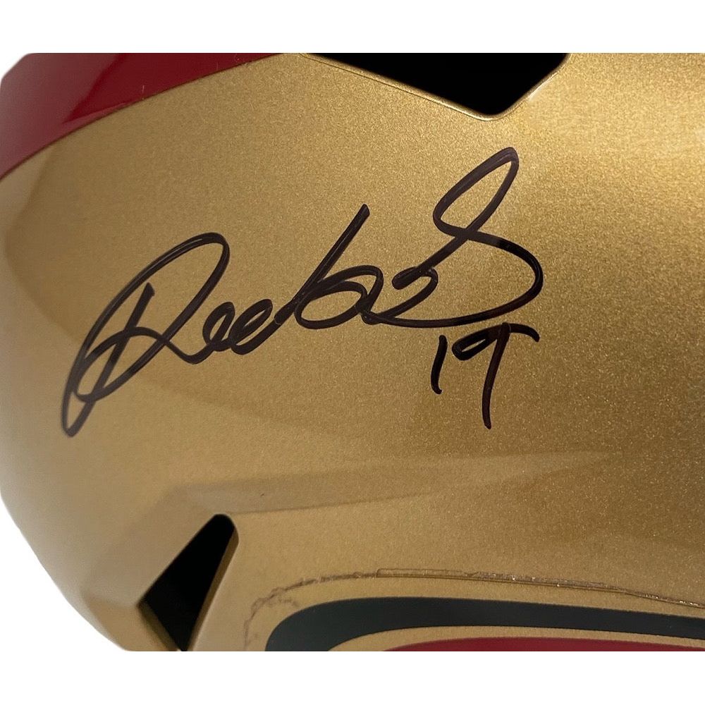 DEEBO SAMUEL Autographed San Francisco 49ers Full Size Speed Helmet FANATICS