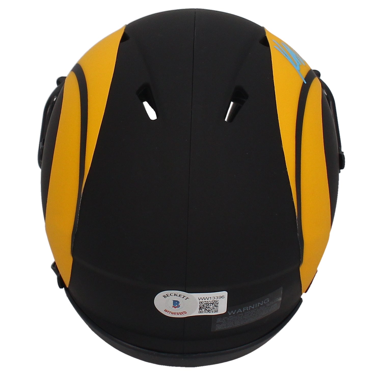 Kyren Williams Autographed Rams Eclipse Mini Speed Helmet Beckett