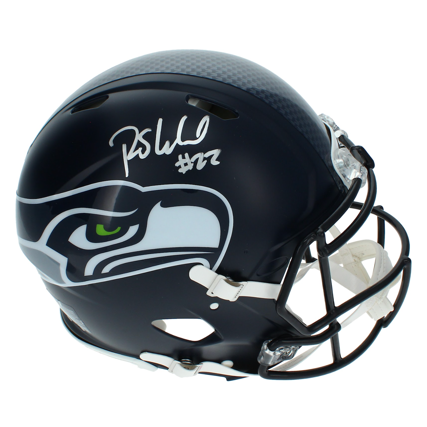 Rashid Shaheed Autographed Seattle Seahawks Authentic Speed Helmet Beckett